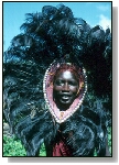 Maasai Moran with headdress - kdpmsy01